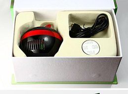 LIWUYOU Auto Car Fresh Air Purifier Mini Oxygen Bar Ionizer USB Apple Automatic Air Freshener Spray Black