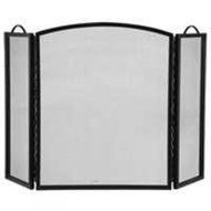HOMEBASIX CPO90505BK3L 3-Panel Fireplace Screen, Black