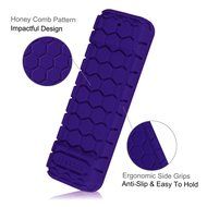 Apple TV (4th Gen) Remote Case - Casebot [Honey Comb Series] Light Weight [Anti Slip] Shock Proof Silicone Cover... N40