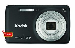 Kodak EasyShare M552 14 MP Digital Camera with 5x Optical Zoom and 2.7-Inch LCD - BlueGray N9