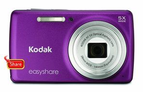 Kodak EasyShare M552 14 MP Digital Camera with 5x Optical Zoom and 2.7-Inch LCD - BlueGray N11