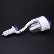 WinnerEco Car Air Humidifier with Dual USB Charger, Ultrasonic Aroma Mist Purifier (Black) N2