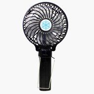 Fonxian Mini Portable Fan Rechargeable Battery Powered Small Table Fan with 3-level Speed (Orange)