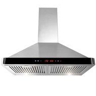 AKDY 30" Stainless Steel Wall Mount LED Touch Control Range Hood AZ-63175D-BK N5