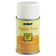 Metered Air Freshener Refill, Vanilla Twist, 5.3oz, Aerosol, 12/Carton, Sold as 1 Carton