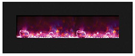 Amantii WM-BI-48-5823-WHTGLS Electric Fireplace N5