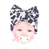 Cute Newborn Baby Infant Girl Toddler Comfy Bowknot Hospital Cap Beanie Hat AS