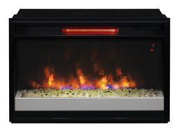 ClassicFlame 26II310GRG-201 26" Contemporary Infrared Quartz Fireplace Insert with Safer Plug