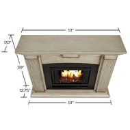 Real Flame Adelaide Ventless Gel Fireplace N2