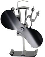 Heat Powered Stove Fan for Wood / Log Burner/Fireplace - Eco Friendly(Black) N2