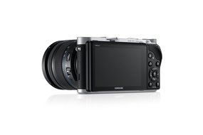 Samsung NX300 20.3MP CMOS Smart WiFi Mirrorless Digital Camera with 18-55mm Lens and 3.3" AMOLED Touch Screen... N18