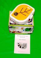 O3 LEAF Plug-In Adjustable Ionic Air Purifier (ORANGE) N5