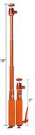XSories Mega U-Shot Monochrome Monopod Telescoping Pole 5.5 Feet Extension N24