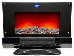 Bionaire Electric Fireplace Heater with Remote Control