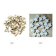 MuLuo 50pcs/Pack Environmental Protection Children Button / a Small Feet Button 2 Holes a Small Feet N2