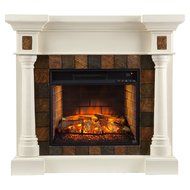 Southern Enterprises Carrington Convertible Infrared Electric Fireplace