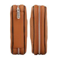 Scotte(TM) Leather pipe tobacco pouch case for 2 tobacco pipe and other accessories N6