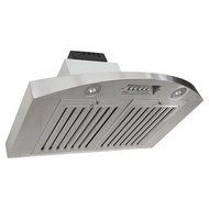 KOBE Range Hoods RA3830SQB-1 3-Speed 680 CFM Stainless Steel Premium Under Cabinet Range Hood, 30" N3