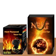 Neat824 Heat Powered Stove Fan, 4 Blades Wood Burning Stove Fan, High Airflow &amp; Silent Performance, Save 12%-15%...