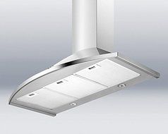 Summit Professional Series SEH2624 24" Chimney Style Wall Mount Range Hood With 500 CFM Internal Blower 3-Speed... N2