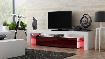 TV Stand MILANO 200 / Modern LED TV Cabinet / Living Room Furniture / Tv Cabinet fit for up to 90-inch TV screens... N3