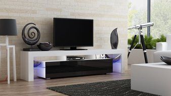 TV Stand MILANO 200 / Modern LED TV Cabinet / Living Room Furniture / Tv Cabinet fit for up to 90-inch TV screens... N4