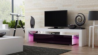 TV Stand MILANO 200 / Modern LED TV Cabinet / Living Room Furniture / Tv Cabinet fit for up to 90-inch TV screens... N5