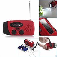 Paddsun US Ship Emergency Solar Hand Crank Dynamo AM/FM/WB Weather Radio LED Flashlight Charger N3
