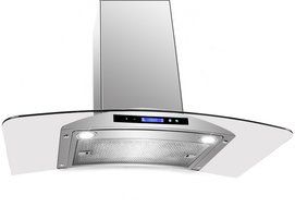 AKDY New 30" European Style Wall Mount Stainless Steel Range Hood Vent Touch Control AZ-198KN 30" N4