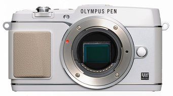 Olympus E-P5 16.1 MP Mirrorless Digital Camera with 3-Inch LCD and 17mm f/1.8 lens (Silver with Black Trim) N24