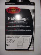 Hepa Bags by Envirocare Technologies - 6pk. N2