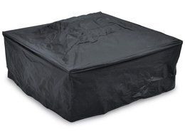 Yaheetech 32-Inch Patio Garden Light Fire Pit with Cover, Black