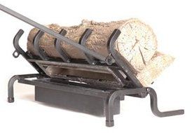 Flamenco: (F-24) "The Advanced Biofuel Logset with the Dancing Flame". 24" wide logset includes front and rear...