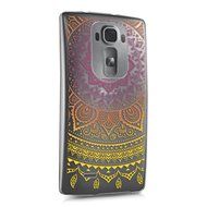 kwmobile Elegant and light weight Crystal Case Design Indian sun for LG G Flex 2 in light pink white transparent N5