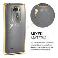 kwmobile Elegant and light weight Crystal Case Design Indian sun for LG G Flex 2 in light pink white transparent N6