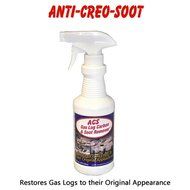 ACS Gas Log Cleaner Removes Carbon and Soot From Fireplace Gas Logs | 1 Pint - 16oz. Spray Bottle