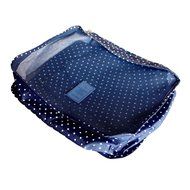 ColorMixs&reg; Hanging Toiletry Cosmetics Travel Bag Cosmetic Carry Case for Woman Man Travel Organization Gift (Navy... N17