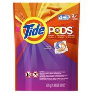 4 x Tide PODS Free &amp; Gentls Laundry Detergent Pacs, Unscented 35 ea