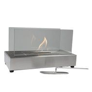 Sunnydaze Black El Fuego Ventless Tabletop Bio Ethanol Fireplace N4