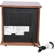 Generic 1500w Hearth Trends Classic Infrared Electric Fireplace with LED Digital Display Flame Effect, Chocolate N2