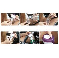 Rukiwa Car Humidifier Air Purifier Freshener Travel Car Portable With USB Interface (Black) N2