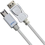 Accell B143B-003J UltraAV Mini DisplayPort to DisplayPort 1.2 Cable with Latch - 3.3 Feet (1 Meter), White N5