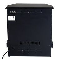 Fanala 23" 1500W Adjustable Electric Fireplace Heater Free Standing Mobile Fireplaces