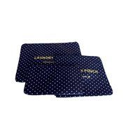 ColorMixs&reg; Hanging Toiletry Cosmetics Travel Bag Cosmetic Carry Case for Woman Man Travel Organization Gift (Navy... N21