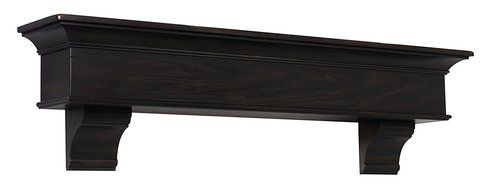 Pearl Mantels 424-60-20 Manhattan Espresso 60" Mantel Shelf
