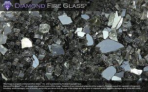 Gray Reflective - Fireplace Glass - 5 LBS.