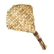 Durable Tule Fire Fan With Leather Handle Fire Starter for Charcoal Grills, Tailgating, Campfires, Fire Pits,...