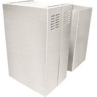 CAVALIERE Range Hood Chimney Extension for 11' to 12' Foot Kitchen Ceilings - Fits Island Mount Series SV218D-IM