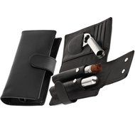 Scotte(TM) top grade cigar suit leather Cigar Cases with Cigar Cutter and 2 smoke tube