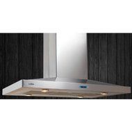 ELICA ESL636S2 Island Chimney Hood with 600 CFM Internal Blower, 3 Dishwasher-Safe Stainless Steel Micro Hole...